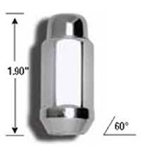 Gorilla 41168XLHT Automotive Bulge XL Ht Lug 3/4" 12-1.75 Chr Bulk
