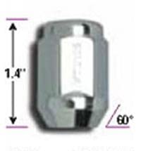 Gorilla 61138 Automotive Bulge Lt Lug 13/16" 12-1.50 Chr Bulk
