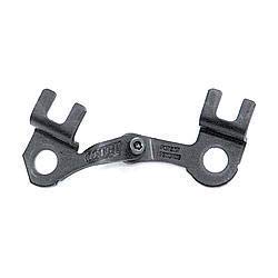 Pushrod Guide Plate DART 27001230-4 - 3/8 in Pushrod - Raised - Adjustable - Steel - Black Oxide - Big Block Chevy - Set of 4