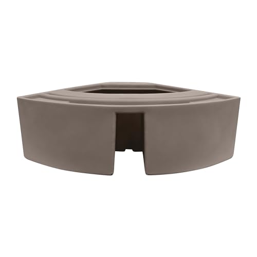 Wise Premier Series BM11028-1B-1725 28-Inch Radius Corner Pontoon Seat Base Only, Mocha Java