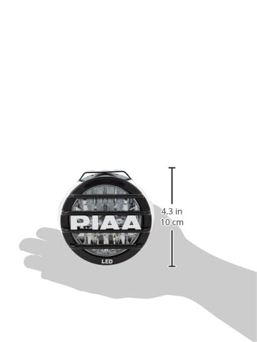 3.5-Inch PIAA 5370 White SAE Compliant LED Fog Lamp Kit with Wiring Harness and Relay and Switch, Pack of 2