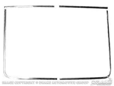 C5ZZ-6342404 Scott Drake Rear Window Moldings
