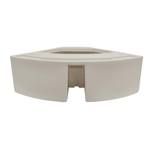 Premier Series Wise BM11028-1B-990 28-Inch Radius Corner Seat Base Only, Platinum