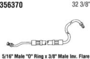 Power Steering Gates 356370 Hose Assembly Pressure Line
