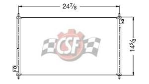 AC CSF 10582 Condenser
