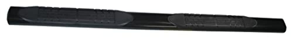 4 Inch TrailFX A1549B Oval Straight Nerf Bars Side Steps with Step Pads Gloss Black Powder-Coated Steel, Welded End Caps, Rocker Panel Mount, Slip-Resistant, Fits 2019–2023 Ford Ranger, Set of 2
