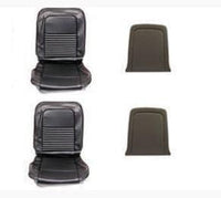 67-S-BUCK-BK Scott Drake Front Bucket Seat Standard Upholstery - Black
