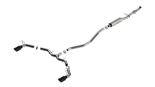 Borla S-Type™ 304 SS Cat-Back Exhaust System with Split Rear Exit 140922BC