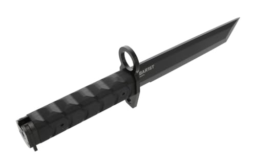SOG Tanto Bayonet BAR15T Professional Knife for Tactical & Survival Enthusiasts | 7-inch Tanto-Shaped AUS-8 Steel Blade