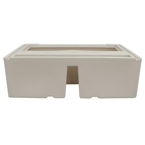 Wise Premier Series BM1144-1B-990 Pontoon 36-Inch Bench Base Only, Platinum