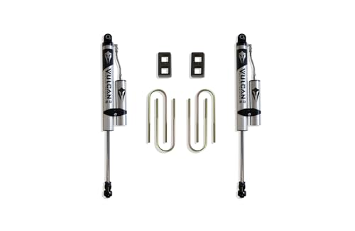 Part# 902120VR MAX TRAC SUSPENSION'S Rear Box KIT Including 2" Lift Blocks, U-Bolts & A Pair of Vulcan Series Reservoir Shocks