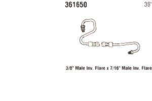 Power Steering Gates 361650 Hose Assembly Pressure Line