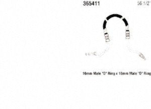 Power Steering Gates 365411 Hose Assembly Pressure Line