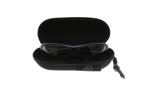 Walker's Vector IKON Full Frame Shooting Glasses | Impact-Resistant Non-Slip Frame Hunting Shooting Eyesight Protection Glasses, Microfiber Lens Cloth & Carry Case Included, Amber