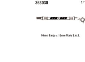 Power Steering Gates 363030 Hose Assembly Pressure Line