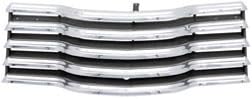 GRL7303 Brothers Trucks Grille - Chrome W/Black Painted Rear Splash