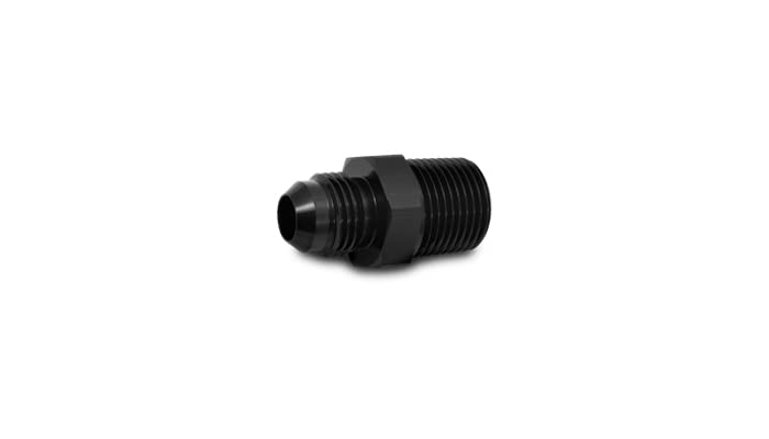 Adapter, Vibrant Power 10133 Fitting, Straight, Male -4 AN to Male 1/16 in. NPT, Aluminum, Black Anodized, each