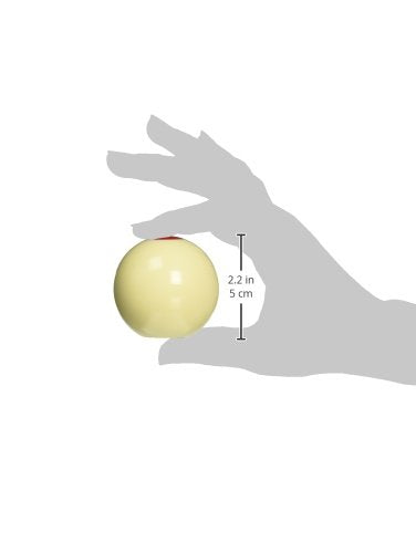 Red/Ivory Lokar 2-1/4" 3/8-16 Thread 8-Ball Shift Knob