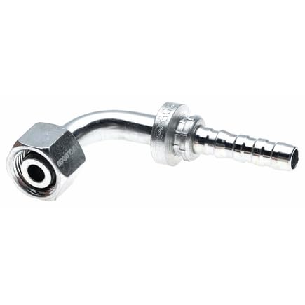 G20655-0612 nobrandname Female DIN 24 Cone Swvl-Light Series with O-Ring-90 Bent Tube (GlobalSpiral)