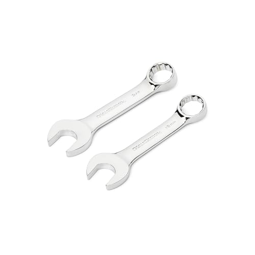 20 Pc. GEARWRENCH 12 Point Stubby Combination SAE/Metric Wrench Set - 81903