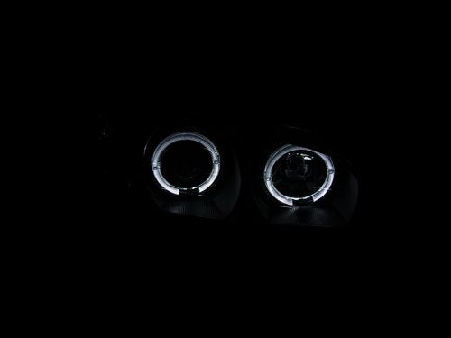 Infiniti I30 Anzo USA 121077 Projector with Halo Black Headlight Assembly - (Sold in Pairs)