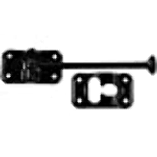 013085BL Ap Products Plastic Door Holdback 6 Black