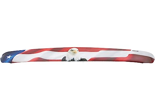 Vigilante Hood Protector | Stampede - High Profile / American Flag w/Eagle | Fits 2007-2010 Chevrolet Silverado 2500 / 3500 HD | 2044-30