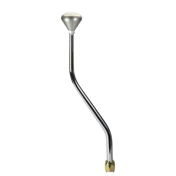 ES Shifter Lokar Performance Products Gm 4L80 Chrome 16" Double Bend Lever Mushroom Knob