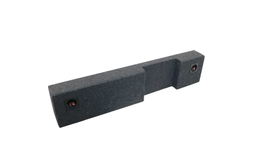 Atrend Bbox Dual 10” A214-10CP Sealed Subwoofer Enclosure Fits 2006 – 2013 Dodge Ram Mega Cab, Charcoal