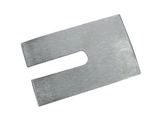 10532 Specialty Products Company 3" x 6" x 2° Aluminum Alloy Shim, (Pack of 6)