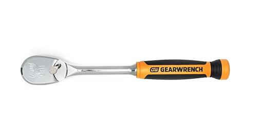 90 Tooth GEARWRENCH 1/2" Drive Cushion Grip Teardrop Ratchet - 81303T, Multi