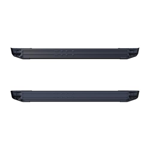 Storm Black Horse Running Boards Compatible with 2018-2025 Volkswagen Atlas -STW2076