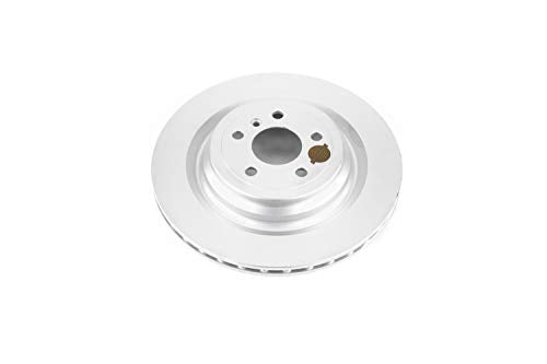 Power Stop Rear EBR1600EVC Evolution Genuine Geomet Coated Brake Rotor For GL350, GL450, GL550, GLE43 AMG, GLE63 AMG, GLS3, GLS450, GLS550, ML63 AMG [Model Specific]