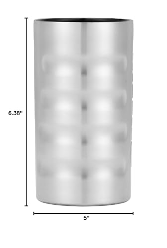 20 oz Grizzly Grip Mug Tumbler | Stainless Steel | Vacuum Insulated with TwistTop Lid and Handle | For Coffee Car Travel Beach Camping Hiking Hunting Fishing | Brushed Stainless