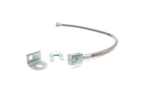 Rough Country Stainless Steel Rear Brake Lines for 87-06 Jeep TJ/YJ/XJ - 89703