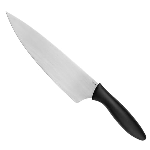 8-Inch Kershaw Chef Knife - All-Purpose Stainless Steel Kitchen Knife with Razor Sharp Blade and Comfortable Polypropylene Handle, Includes Sheath