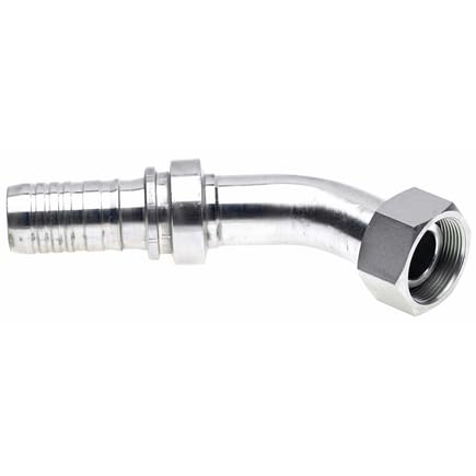 G22831-2424 Female O-Ring British Standard Parallel Pipe Swivel - 45 Bent Tube