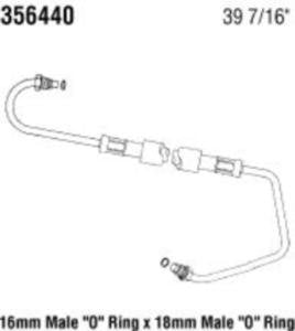 Power Steering Gates 356440 Hose Assembly Pressure Line