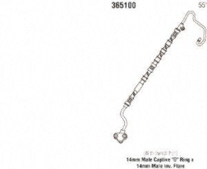 Power Steering Gates 365100 Hose Assembly Pressure Line