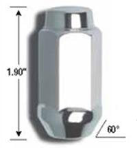 Dup Acorn Ht Lug Gorilla Automotive 76188HT 7/8" 1/2 Chr Bulk