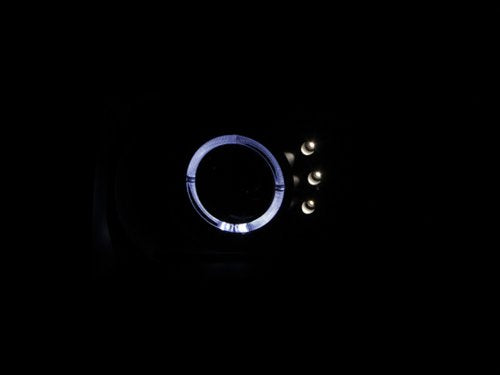 Black Halo Anzo USA 121432 Projector Headlight with Clear Lens