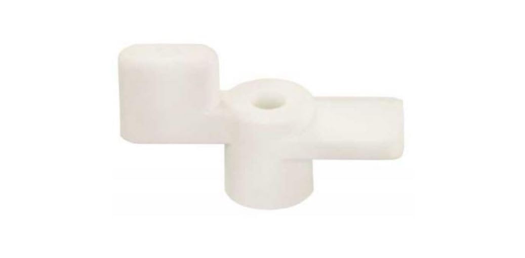 1/4" JR Products Fold Down White Entry Door Holder