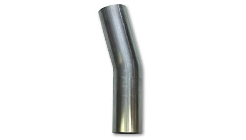 13121 Vibrant Power Tubing, Mandrel Bend, 15 degree, 304 Stainless Steel, Natural, 16 gauge, 1.25 in. Outside Diameter, 2.00 in. Centerline Radius, 4.00 in. x 4.00 in. Leg Length, each