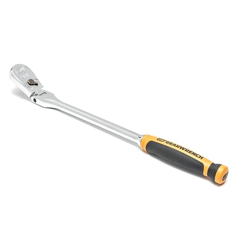 3/8" Drive GEARWRENCH 90 Tooth Cushion Grip Flex Teardrop Ratchet, 81210T