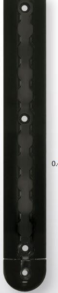 SPDE - Phoenix USA TOW RAX BLACK END CAP FOR DOMED AL