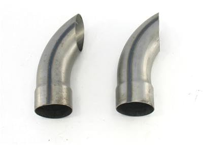 H3813 Patriot Exhaust 3" Inlet/Outlet 9" Length Exhaust Turnout Silver