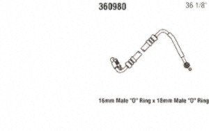 Power Steering Gates 360980 Hose Assembly Pressure Line