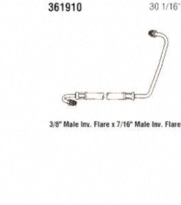 Power Steering Gates 361910 Hose Assembly Pressure Line