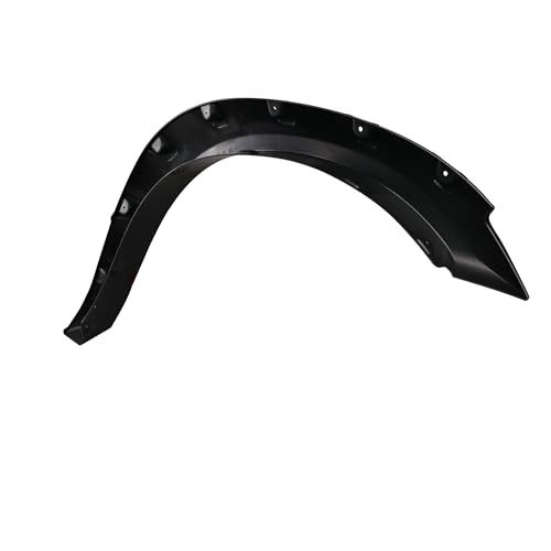 Fender Flares Black Riveted Style Black Compatible with 2010-2010 Dodge Ram 2500|2011-2018 Ram 2500|2010-2010 Dodge Ram 3500|2011-2018 Ram 3500-FPSRA09T Black Horse