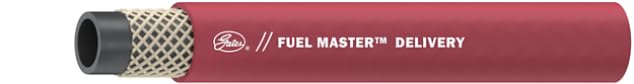 Gates Type C 32210417 Nitrile Fuel-Master Oil Delivery Transfer Hose, 200 Maximum Pressure, 175' Length, 1.25" ID